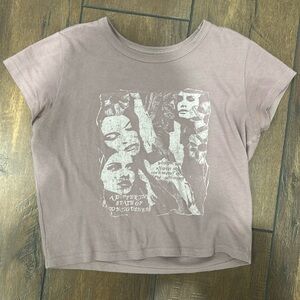 hollister graphic baby tee